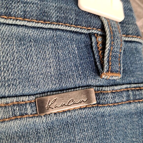 Kancan High Rise Ankle Skinny Distressed Medium Wash Jeans Size 1/24 25W - Picture 11 of 16